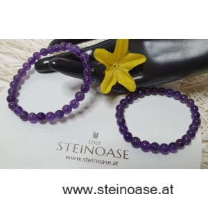 Armband Amethyst 6mm